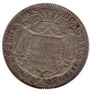 1 Thaler - Frederick August II, Germany, 1841-1854 reverse image