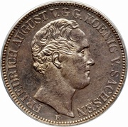 1 Thaler - Frederick August II, Germany, 1850-1854 obverse image