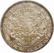 1 Vereinsthaler - John, Germany, 1861-1871 reverse image