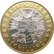 50 Schilling Wiener Secession obverse image