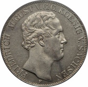 2 Thalers / 3½ Gulden - Frederick August II obverse image