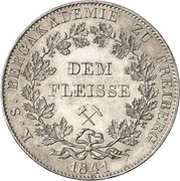 2 Thalers / 3½ Gulden - Frederick August II Freiberg University, Germany, 1841 reverse image