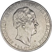 2 Thalers - Frederick August II Death of King Frederick August II obverse image