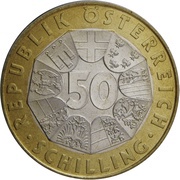 50 Schilling Austrian European Union Presidency obverse image