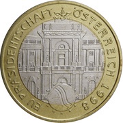50 Schilling Austrian European Union Presidency reverse image