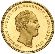 1 Ducat - Frederick August II Schützen Dukat obverse image
