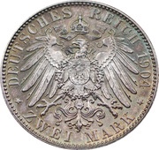 2 Marks - George, Germany, 1904 reverse image