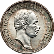 3 Mark - Frederick August III obverse image
