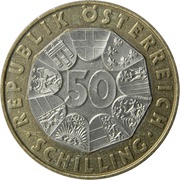 50 Schilling European Monetary Union obverse image