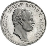 3 Mark - Frederick August III Pattern obverse image