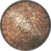 5 Mark - Albert, Germany, 1891-1902 reverse image