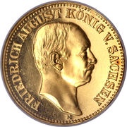 10 Mark - Frederick August III obverse image