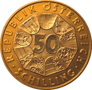 50 Schilling Sigmund Freud obverse image
