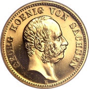 20 Mark - George, Germany, 1903 obverse image