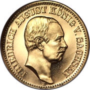 20 Mark - Frederick August III obverse image