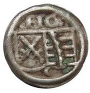 1 Pfennig - Frederick III, John and George obverse image