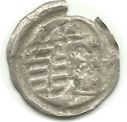 1 Pfennig - Frederick III, John I, and George, Germany, 1512-1513 reverse image