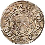 ½ Groschen - Frederick III, Johann and Georg obverse image