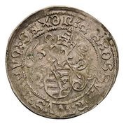 Zinsgroschen - Frederick III, John and George, Germany, 1500-1525 reverse image