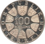 100 Schilling Innsbruck obverse image