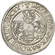 ¼ Guldengroschen - John Frederick, Moritz et John Ernest, Germany, 1541-1542 reverse image