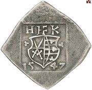 ¼ Thaler - John Frederick I Siege coinage obverse image