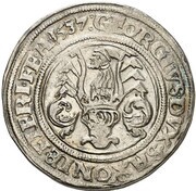 ½ Guldengroschen - John Frederick and George, Germany, 1534-1538 reverse image