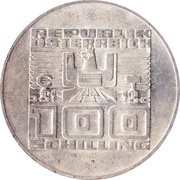 100 Schilling Staatsvertrag obverse image