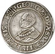 1 Thaler - John Frederick I and George, Germany, 1534-1535 reverse image