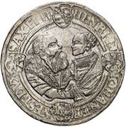 1 Thaler - John Frederick, Henry and John Ernest, Germany, 1539 reverse image
