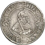 1 Thaler - John Frederick and Henry, Germany, 1539-1542 reverse image
