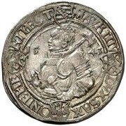 1 Thaler - John Frederick and Moritz, Germany, 1542-1546 reverse image