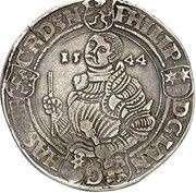 1 Thaler - John Frederick and Philip, Germany, 1542-1547 reverse image