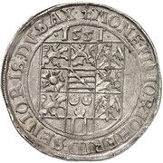 1 Thaler - John Frederick II, John William and John Frederick III obverse image