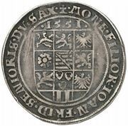1 Thaler - John Frederick II, John William and John Frederick III obverse image
