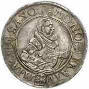 1 Thaler - John Frederick II, John William and John Frederick III obverse image