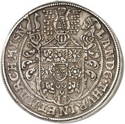 2 Thalers - John William, Germany, 1567-1570 reverse image