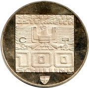 100 Schilling Innsbruck obverse image