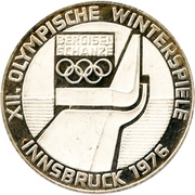 100 Schilling Innsbruck, Austria, 1975 reverse image