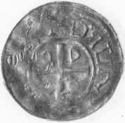 Denier - Bernard Ier et roi Otton III, Germany, 983-1011 reverse image
