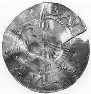 Denier - Bernard II Hiltagesburg obverse image