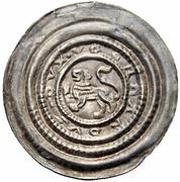 Denier Bracteate - Bernhard III obverse image