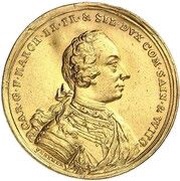 2 Ducats - Charles William Frederick Succession obverse image