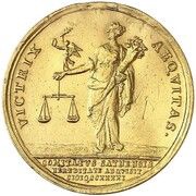 2 Ducats - Charles William Frederick Succession, Germany, 1741 reverse image