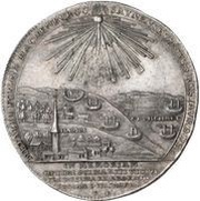 1 Thaler - George Frederick Death; Ausbeutetaler, Germany, 1749 reverse image
