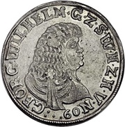1 Gulden - George William obverse image