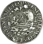 ¼ Thaler - Luise Juliane of Erbach Death, Germany, 1670 reverse image
