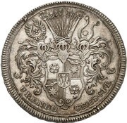 ½ Taler - William Frederick Ernest, Germany, 1748 reverse image