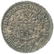 ⅔ Taler - William Frederick Ernest, Germany, 1761 reverse image