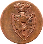 1 Pfennig - George William obverse image